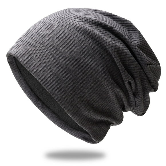 Bunenne Mens Beanies Chemo Headwear for Women Beanies for Winter Knitted Hat Men's for Autumn Hats Winter Slouch Lightweight and Women's Baseball Caps Fleece Beanie Brimless Cap Gray One Size