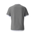 thumbnail image 3 of Camiseta Casual de Manga Corta con Cuello Tripulado 100% Fibra de Poliéster, Lavable en Máquina, Versátil para el Uso Diario, 3 of 6