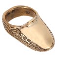 thumbnail image 5 of Uadme Anillo de Pulgar de Tiro con Arco - Protector de Dedo de Llave de protección de Dedo de Metal de Tiro con Arco Universal de Tiro con Arco con Cuerda antipérdida(22mm), 5 of 5