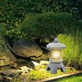 thumbnail image 1 of Lámpara de Pagoda de Piedras Solares, de Resina, para Decoración de Exteriores, Ideal para El Jardín., 1 of 6