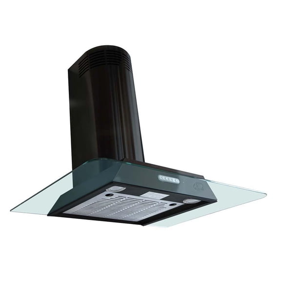 Campana Sanaire de 80 cm Negra Mod. Hera Pared