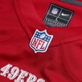 thumbnail image 4 of Men's Nike Jordan Watkins  Scarlet San Francisco 49ers Team Game Jersey, 4 of 6