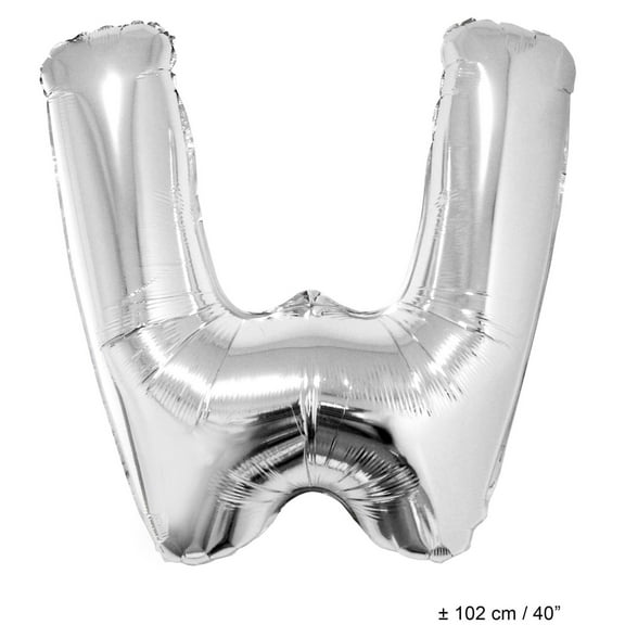 Balloon-Foil-Letter W-40"-Slv
