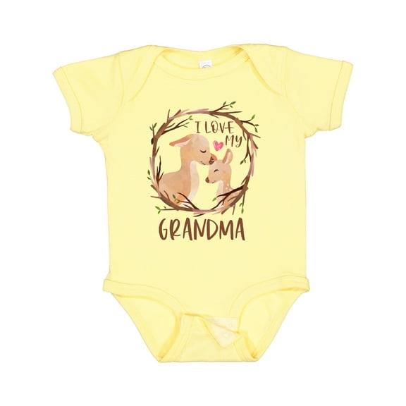 Inktastic I Love My Grandma Boys or Girls Baby Bodysuit