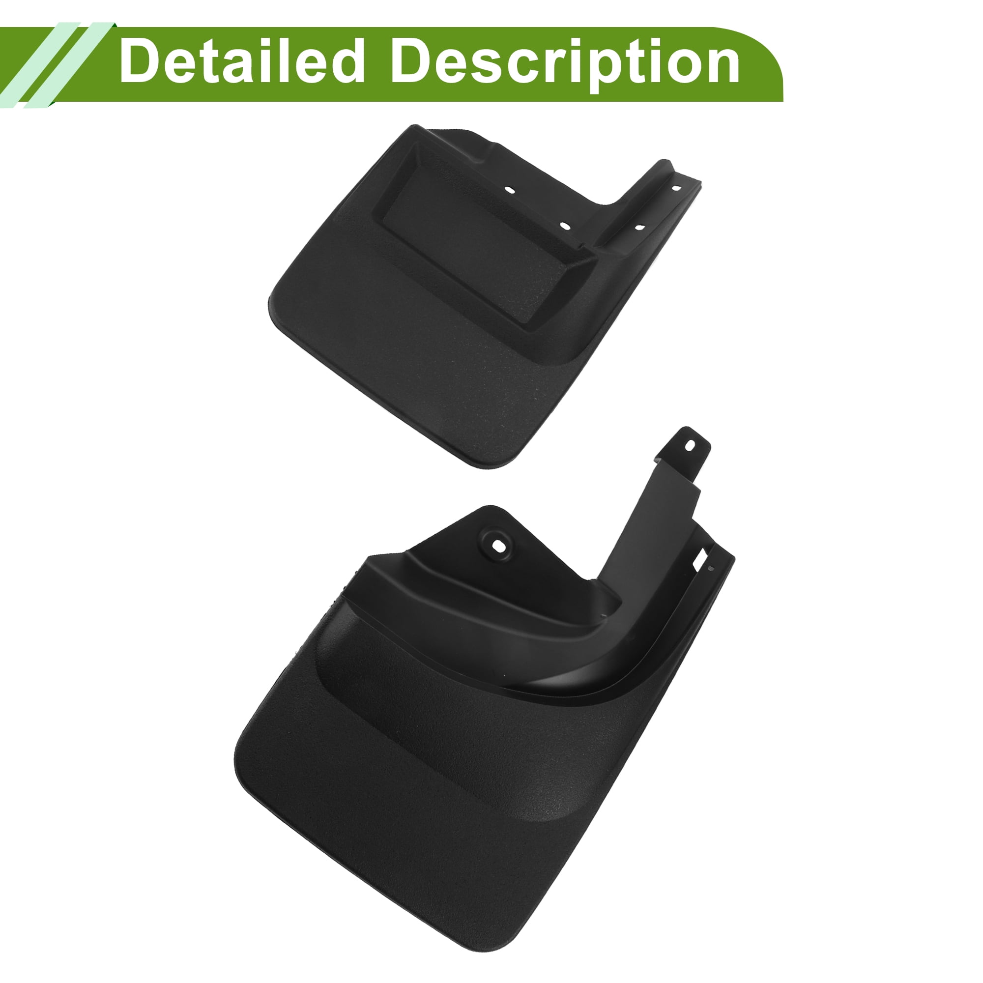 Unique Bargains Mud Flaps Splash Guards for Jeep Wrangler Rubicon 2023-2024 Front and Rear Mud Guards 1 Set