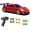 Red, variant on 2.4GHz Remote Control Drift Car, High Speed RC Racing Car with LED Lights & Laser Gradient Body, 2 Rechargeable Batteries RC Car Ages 6-12+