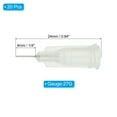 thumbnail image 2 of Agujas de Dispensación de Punta Romana Uxcell 27G, 20 Piezas Aguja de Dispensación de Líquido de 1/4 de pulgada con Lure Lock para Recarga, 2 of 5