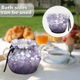 thumbnail image 4 of Gradient Petunia Insulation Cotton Vintage Warm Kettle Cover Breakfast Tea Pot Cover Kitchen Tea Pot Dust Cover with Elastic Band Kitchen Coffee Table Decorative Accessories, 4 of 6