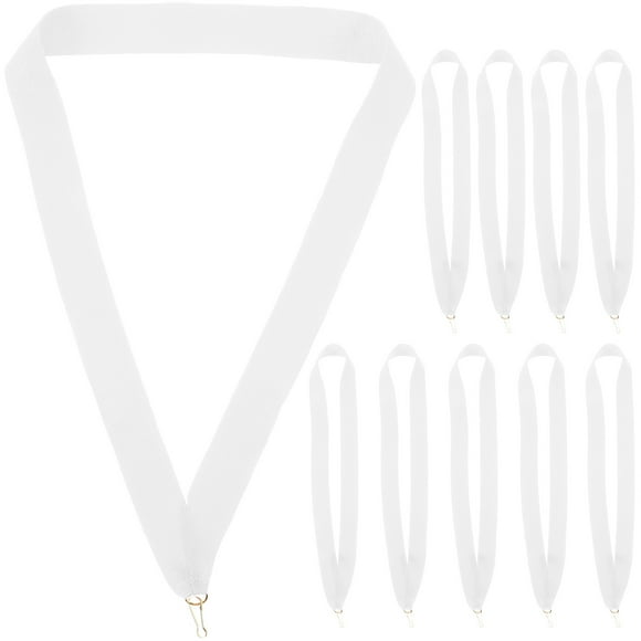 10 cintas para medallas deportivas, cintas para premios en encuentros deportivos, cintas para el cuello conmemorativas, cordones para medallas.
