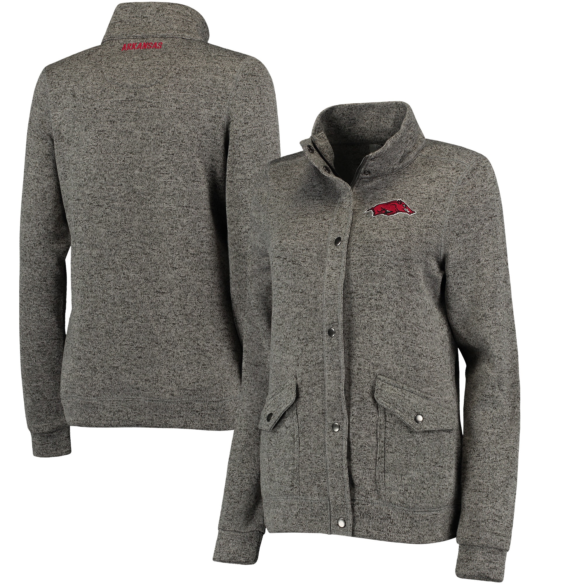 Arkansas Razorbacks Colosseum Women's Flyaway FullZip Jacket