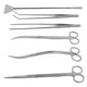 thumbnail image 1 of Tijeras para Acuarios ANGGREK 6 en 1 Acero Inoxidable, 1 of 8
