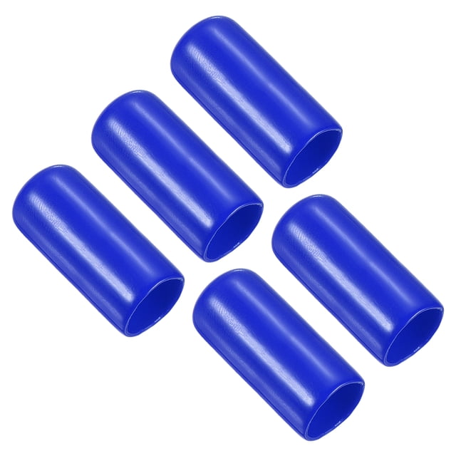 Unique Bargains 13mm Rubber Pool Tip Cover Pool Cue Stick Tip Protector for Billiard Club Snooker Head Guard, Blue, 5 Pack