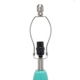thumbnail image 3 of Elegant Designs Contemporary Curved Glass Table Lamp&amp;#44; Teal, 3 of 6