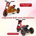 thumbnail image 6 of Gymax Kids Tricycle w/Foot Pedals Forward/Backward Steering Handlebars Aged 3+ Red, 6 of 10