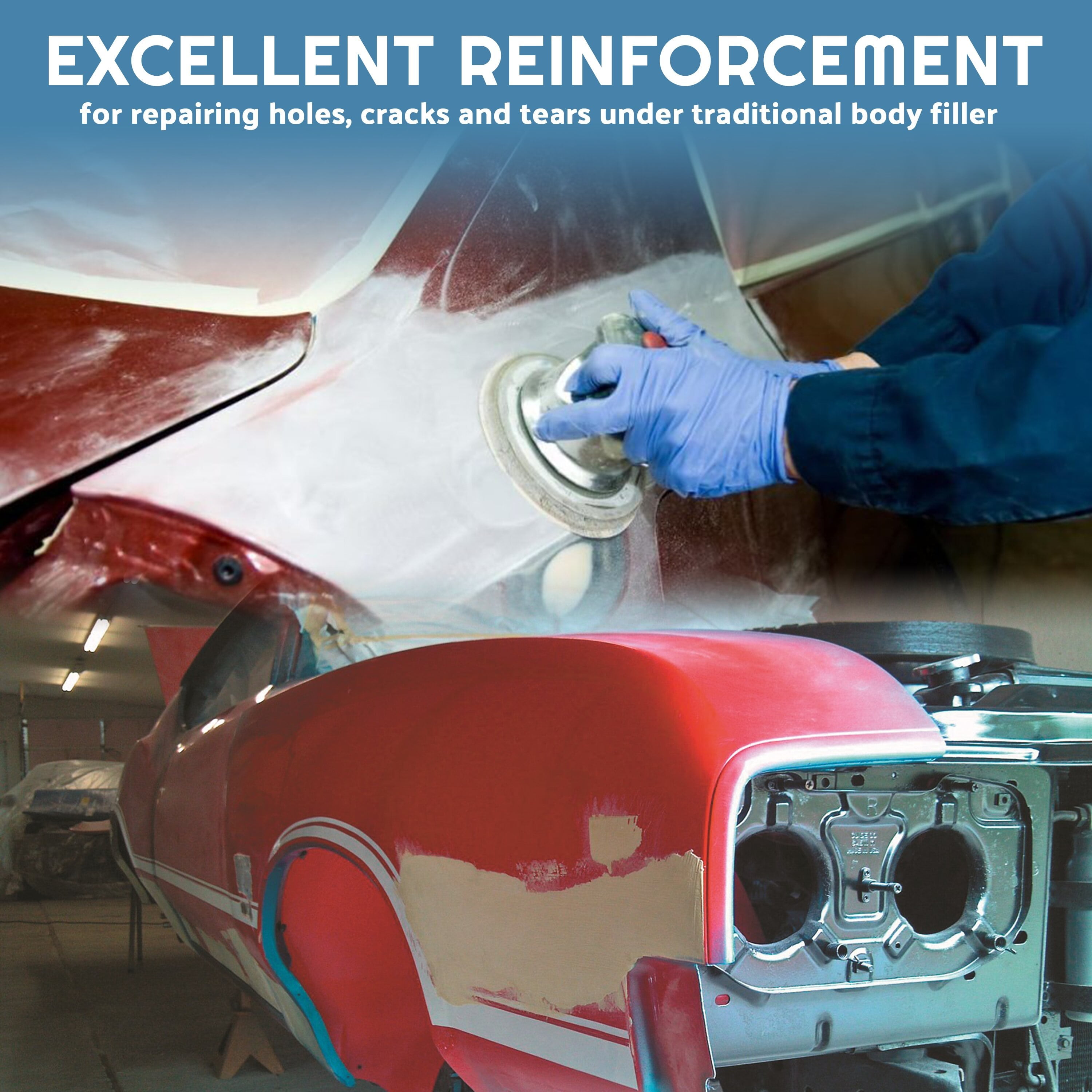 1 LBS Milled Fiberglass - Epoxy Thickener - Fiberglass Resin Filler Material for Epoxy, Vinyl Ester, and Polyester Resin Systems - Add to Fumed Silica Thickener for Repairing Holes, Cracks and Tears