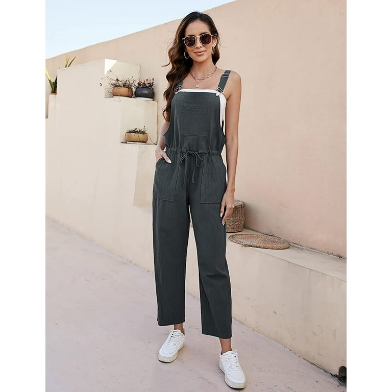 Drawstring overalls outlet