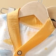 thumbnail image 5 of Splozh Cute Pajamas 1-16 Years Girls' Summer Pajama Set Long Sleeve Tops Pants Air Conditioning Set,Orange,18-24 Months, 5 of 8