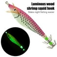 thumbnail image 6 of LingStar Squid Jig Hooks Fishing Shrimp Bait Set Simulation Prawn Lures Squid Crawfish Bass Jig Lures With Enhanced Hook Boxpackage 8cm, 6 of 9