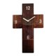 thumbnail image 4 of Reloj de pared silencioso, compacto, creativo, moderno, acrílico para decoración del hogar. marron oscuro, 4 of 9