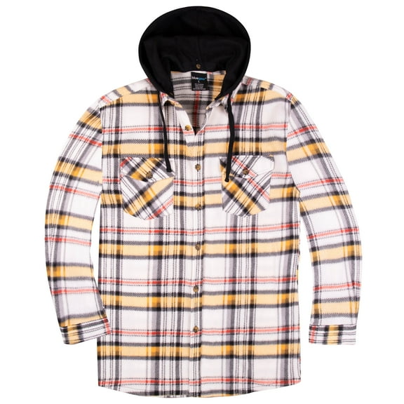 Visive Men's Sherpa-Lined Flannel Jacket - Button-Up Jacket - Comfortable & Stylish for Everyday Wear - Best for Outdoor Activities & Casual Wear - Sizes Medium to 5XL - Durable & Fashion-Forward
