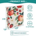 thumbnail image 3 of FORMRS 3 Ring Binder 1.5 inch with Pockets Clip Board 200 Sheets Capacity, Strawberry Pattern, 3 of 8