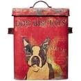 thumbnail image 2 of Creative Co-Op Vintage Boston Terrier Chien Biscuit Conteneur, 2 of 5