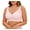 06-Pink, variant on Womens Plus Size Wireless Bra Supportive Seamless Bras Full Coverage Push Up Comfortable No Underwire Tshirt Bras