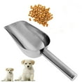 thumbnail image 2 of 2 Pcs Dog Food Scoop Stainless Steel Feed Scooper Metal Pet Food Scoop for Home Pet Food Food Food Scoop Measuring Cups, 2 of 7
