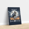 thumbnail image 3 of Happy Halloween Siberian Husky Witch Pumpkins Bats Vertical Matte Canvas Poster Husky Dog Lover Gifts Wall Art Home Decor - 13012, 3 of 5