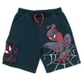 thumbnail image 3 of Marvel Spider-Man Miles Morales French Terry Pullover Hoodie and Shorts Toddler to Big Kid, 3 of 5