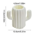 thumbnail image 2 of Eoozwa Plastic Vase, Cute Flower Vases, Cactus Small Vase for Flowers, Decorative Unique Vases for Centerpieces Home Living Room Dining Table Office Decor, 2 of 6