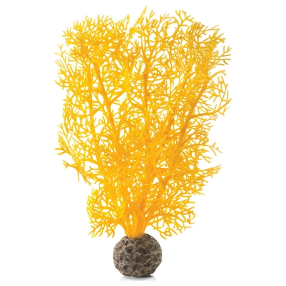 biOrb Aquarium Plant Sea Fan - Plastic, Small, Orange
