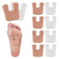 thumbnail image 1 of 10 Pares de almohadillas adhesivas para callos de fieltro en forma de U Almohadillas adhesivas para pies Cojín autoadhesivo para pies en forma de U, 1 of 3