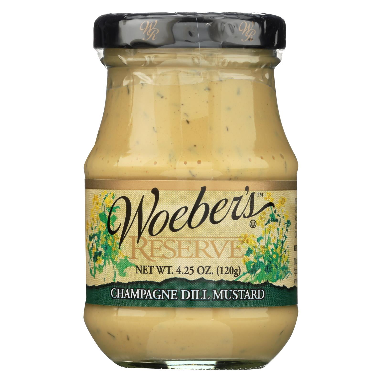 Woeber's Reserve Champagne Dill Mustard, 4.25 oz