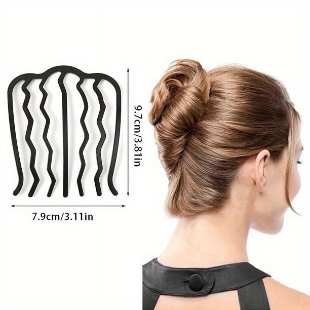 U-Shaped Hair Fork Clip Stick: Create Messy Buns & Braids with DIY Hair Accessories for Women