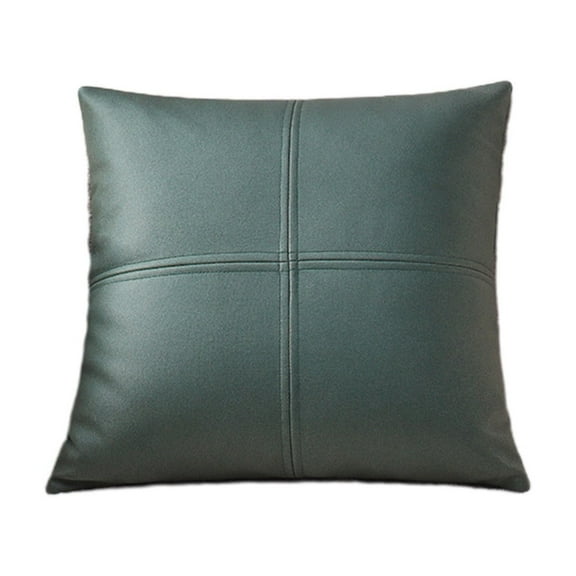 Tunhigl Luxury Decorative Sofa Pillow with Lumbar Support, Ergonomic and Soft Tech Fabric Cushion for Bed, Office, or Living Room - Fall Winter Home Decor Green