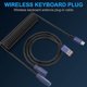 thumbnail image 3 of Cable de teclado en espiral ANGGREK USB a tipo C 1.4 metros, 3 of 8