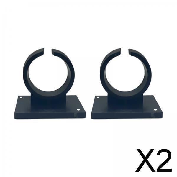 Paquete de 2-4 2x Clip para colgar micrófono práctico soporte adhesivo portátil para micrófono 2 piezas