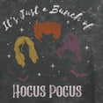 thumbnail image 2 of Junior's Hocus Pocus A Bunch of Magical Witches Crop Graphic Tee Black Medium, 2 of 4