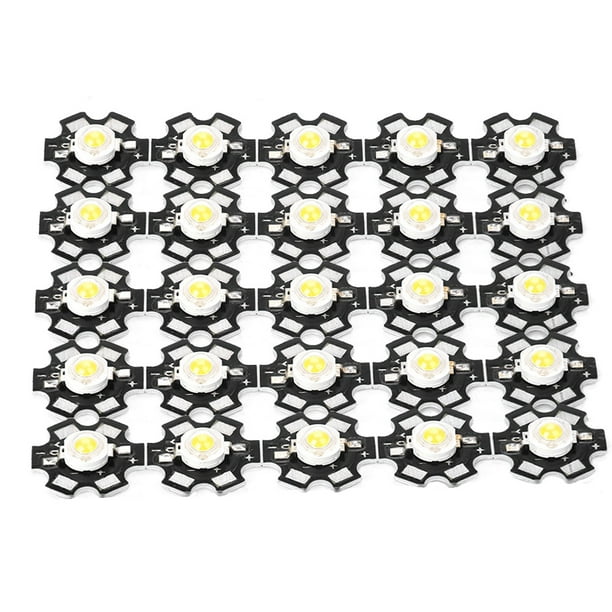 Chip de luz LED Jadeshay 25 piezas alto brillo Sustrato de aluminio