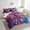 Red Blue Purple Orange, variant on Leopard Bed in a Bag Queen Comforter Set 7 Piece,Dreamcatcher Sheet Set with Comforter,Boho Floral Feather Bedding Sets,Western Animals Bed Set,Exotic Bohemian Decor