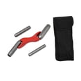thumbnail image 2 of DOLITY Brick Jointer Trowel Construction Workers Masonry Jointer Wall Trimming Tool Red, 2 of 9