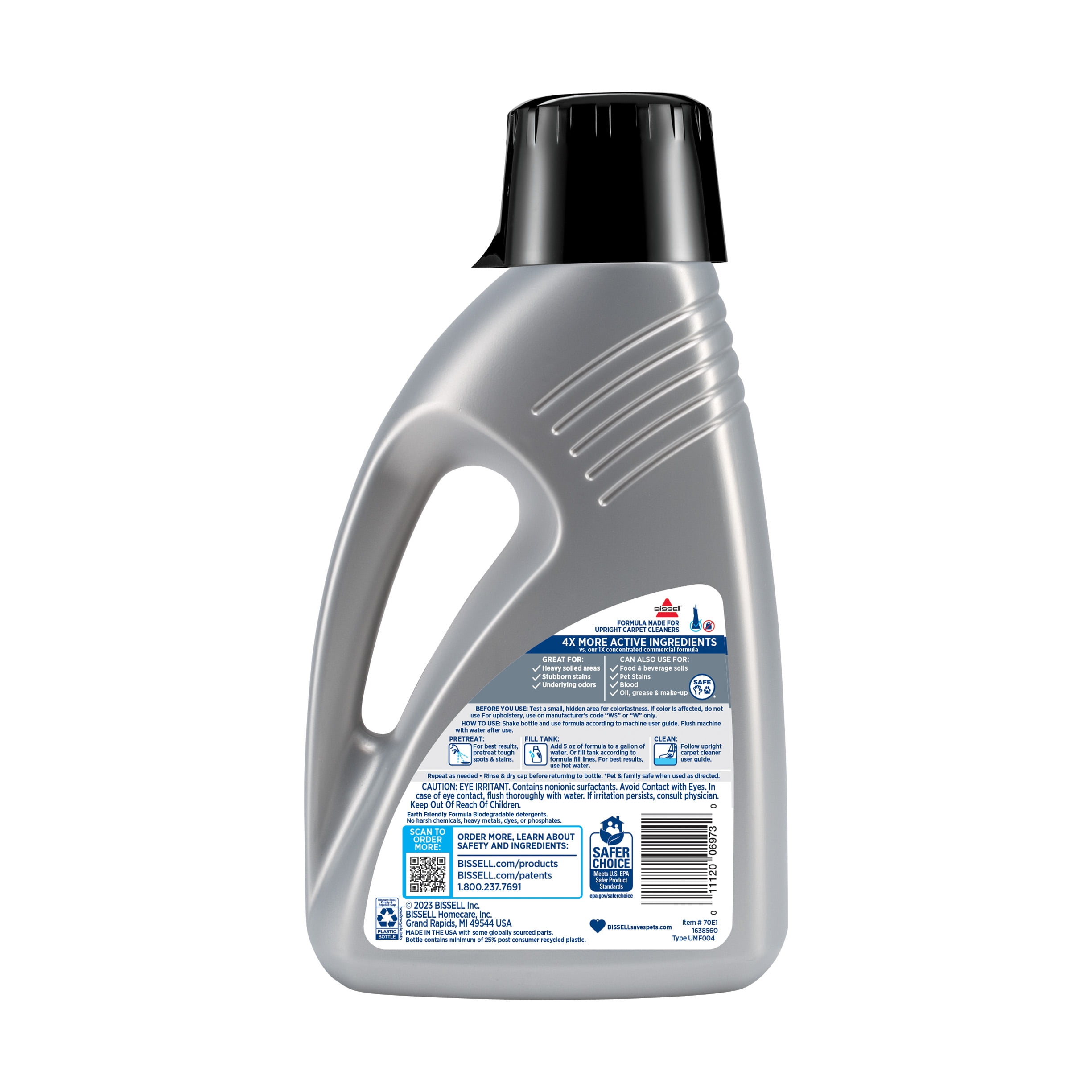 BISSELL Advanced Pro Max Clean + Protect Deep Cleaning Carpet Formula, 50 fl. oz., 70E1