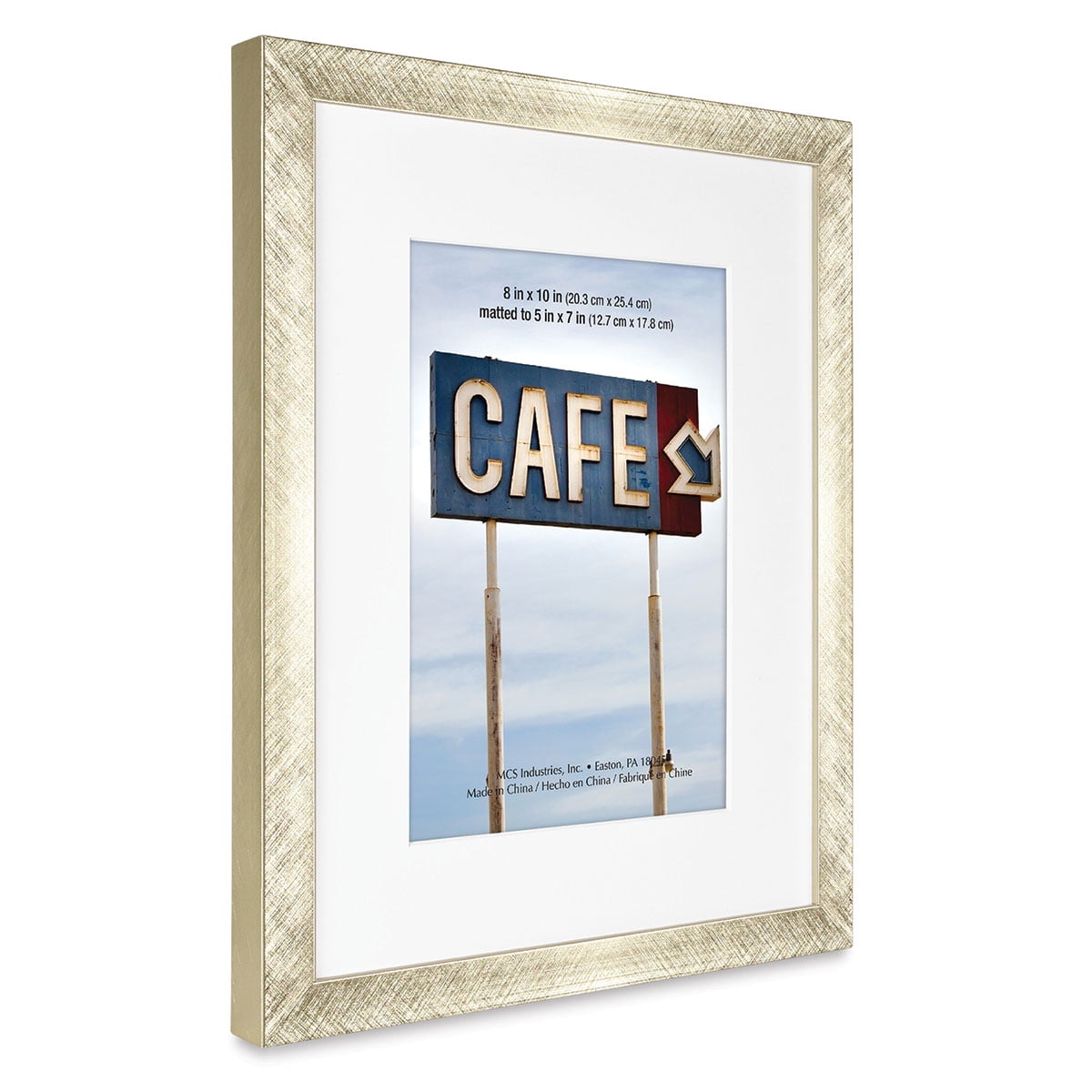 Mc Brushed Aluminum Frame Gunmetal 8 1 2 X 11 Walmart Com Walmart Com