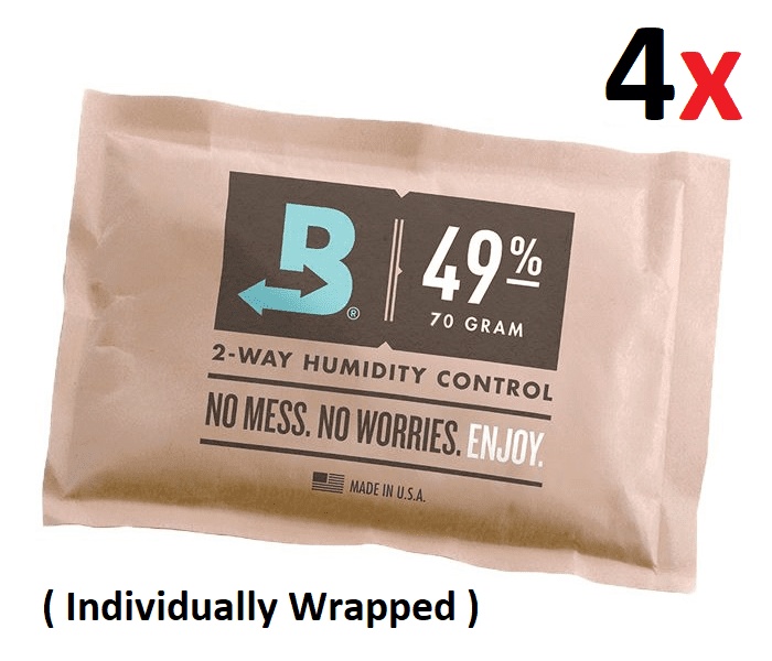 Boveda 84% RH 2-Way Humidity Control Large 60 gram INDIVIDUALLY WRAPPED 4 packs 