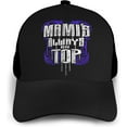 thumbnail image 3 of Rhea and Ripley Baseball Cap Trucker Hats Hip Hop Adjustable Hat Snapback Cap Unisex Dad Hat Black, 3 of 5