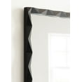 thumbnail image 4 of Kate and Laurel Endicott Modern Geometric Rectangle Wall Mirror, 24 x 36, Black, Rectangular Dimensional Pieced Wood Mirror for Use as Bathroom Mirror for Over Sink or Cute Nursery Mirror, 4 of 9