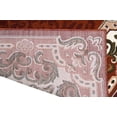 thumbnail image 6 of HR HANDCRAFT RUGS, Livingroom Rugs Bohemian Rugs, Shed Free Stain Resistant Easy Clean, Rust and Multi, 5' x 7', 6 of 8