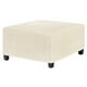 thumbnail image 1 of Funda de Ottomán Cuadrada Estirable de 31" x 31" x 15" de Uxcell, Fundas de Ottomán para Muebles/Sala de Estar/Interior [Beige], 1 of 7