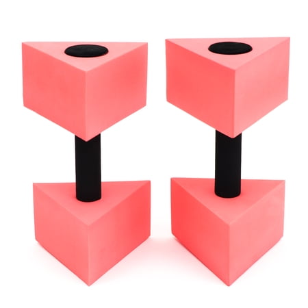 Set of 2 12  Triangular Dumbbells for Water Aerobics by Trademark Innovations